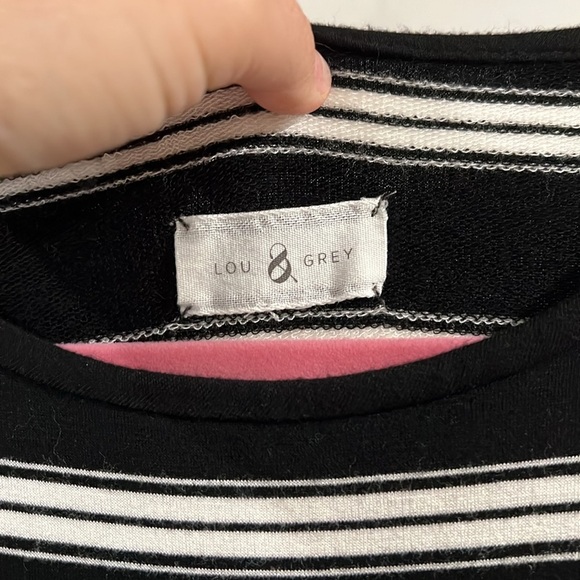 Lou and Grey - see measurements, black and white super soft tank - Picture 3 of 6